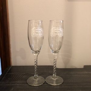 Disney Champagne Flutes